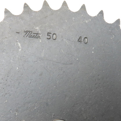 Martin 50 40 #50 Roller Chain Sprocket 40 Tooth 8.250OD 0.734 Stock Bore