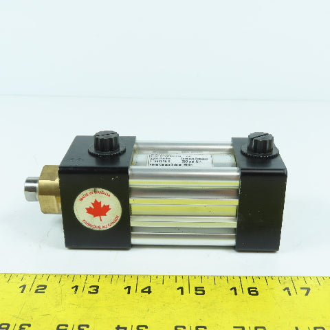 Parker 4MA Double Acting Air Cylinder 1.5" Bore 1" Stroke 5/8" Rod 3/8" NPT