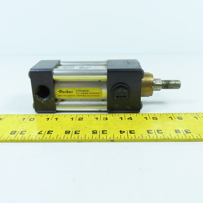 Parker 2MA Double Acting Air Cylinder 1.5" Bore 1" Stroke 5/8" Rod 3/8" NPT