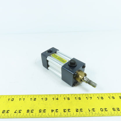 Parker 2MA Double Acting Air Cylinder 1.5" Bore 1" Stroke 5/8" Rod 3/8" NPT