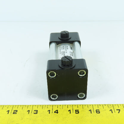 Parker 2MA Double Acting Air Cylinder 1.5" Bore 1" Stroke 5/8" Rod 3/8" NPT