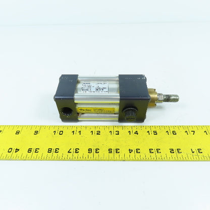 Parker 2MA Double Acting Air Cylinder 1.5" Bore 1" Stroke 5/8" Rod 3/8" NPT