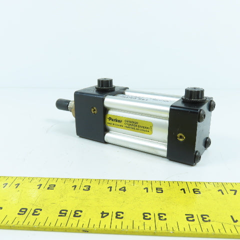 Parker 4MA Double Acting Air Cylinder 1.5" Bore 1.375" Stroke 5/8" Rod 3/8" NPT