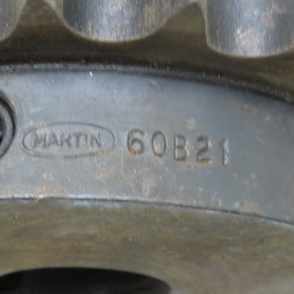 Martin 60B21 #60 Roller Chain Sprocket 21T 30mm Bore 13mm Keyway