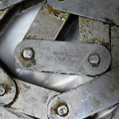 Whitney C2040 Riveted Roller Chain 1" Double Pitch 15'