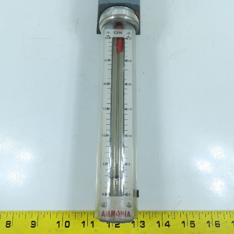 Waukee M-2 Flo-Meter Ammonia Flow Meter 70°F S.G. 0.59 PR. 8 0SIG 3/4" NPT
