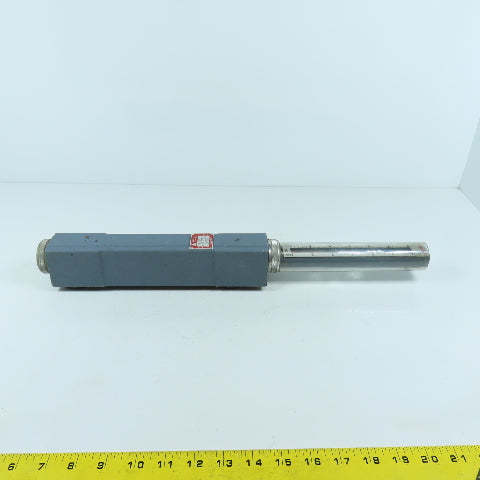 Waukee M-2 Flo-Meter Ammonia Flow Meter 70°F S.G. 0.59 PR. 8 0SIG 3/4" NPT