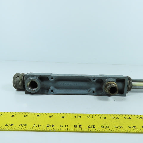 Waukee MV-5 Flo-Meter Gas Flow Meter 70°F S.G. 1.00 PR. 8 0SIG 3/4" NPT