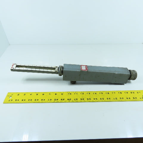 Waukee MV-5 Flo-Meter Gas Flow Meter 70°F S.G. 1.00 PR. 8 0SIG 3/4" NPT