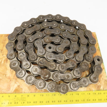 Diamond 140HS #140 Single Strand Riveted Roller Chain 10'