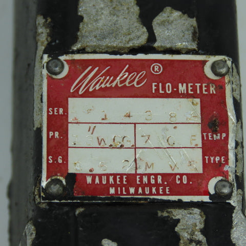 Waukee MV5 Flo-Meter Gas Flow Meter 70°F S.G. 0.62 PR. .13WCG 3/4" NPT
