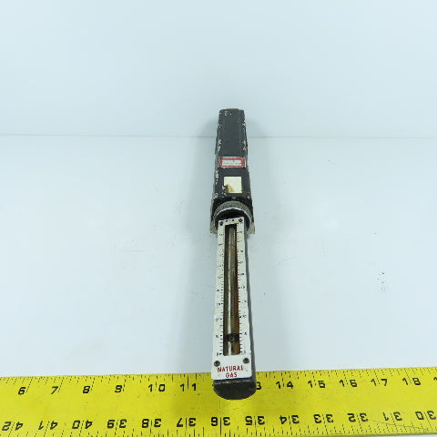 Waukee MV5 Flo-Meter Gas Flow Meter 70°F SG 0.62 PR. 13WCG 3/4" NPT