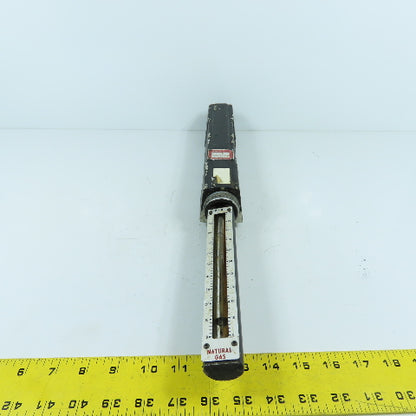 Waukee MV5 Flo-Meter Gas Flow Meter 70°F SG 0.62 PR. 13WCG 3/4" NPT