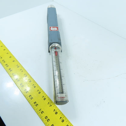 Waukee MV-6 Flo-Meter Gas Flow Meter 80°F SG 0.65 PR. 12 WCG 3/4" NPT