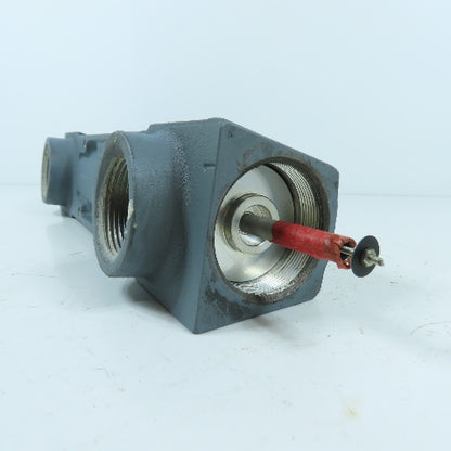 Waukee MV-8 Flo-Meter Gas Flow Meter 70°F SG 0.65 PR. 12WCG 1-1/4"NPT INCOMPLETE