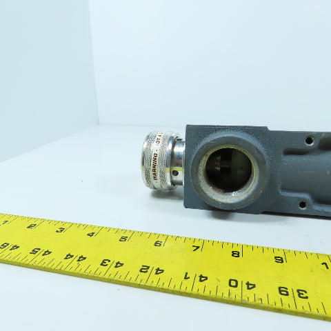 Waukee MV-8 Flo-Meter Gas Flow Meter 70°F SG 0.65 PR. 12WCG 1-1/4"NPT INCOMPLETE