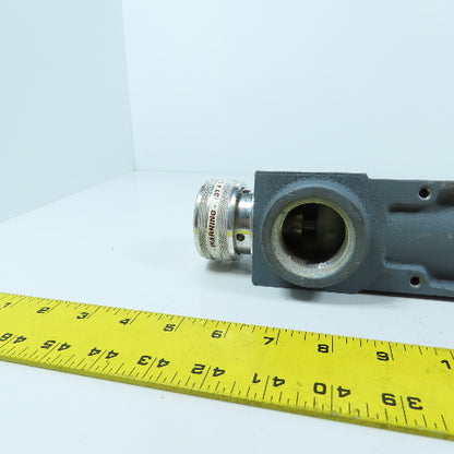 Waukee MV-8 Flo-Meter Gas Flow Meter 70°F SG 0.65 PR. 12WCG 1-1/4"NPT INCOMPLETE