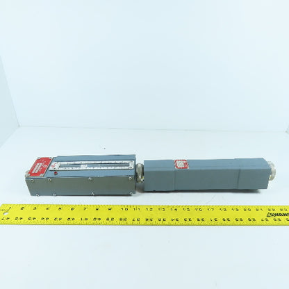Waukee M-4 Flo-Meter Gas Flow Meter PR 12WCG W/ Waukee-Tronic Controller 1" NPT