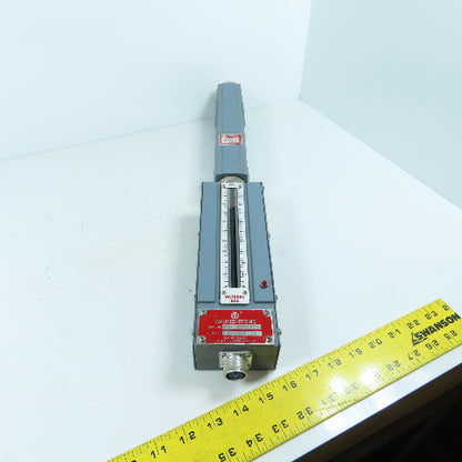 Waukee M-4 Flo-Meter Gas Flow Meter PR 12WCG W/ Waukee-Tronic Controller 1" NPT