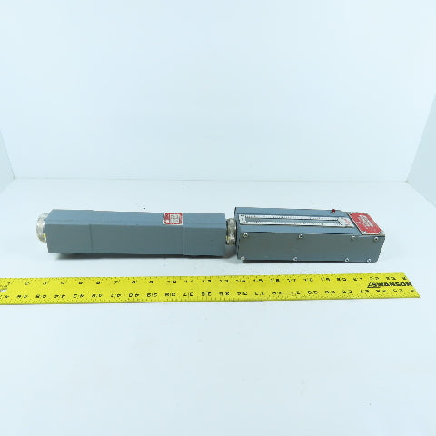 Waukee M-4 Flo-Meter Gas Flow Meter PR 12WCG W/ Waukee-Tronic Controller 1" NPT