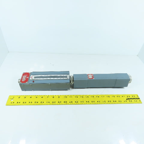 Waukee M-4 Flo-Meter Gas Flow Meter PR 12WCG W/ Waukee-Tronic Controller 1" NPT