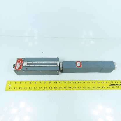 Waukee MPX-7 Flo-Meter Gas Flow Meter PR 30PSIG W/ Waukee-Tronic Controller