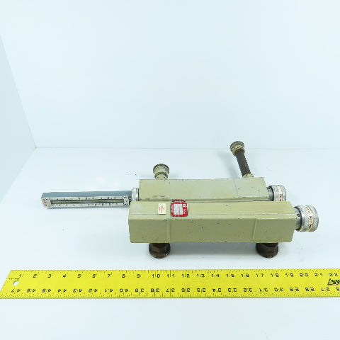 Waukee MVPX-6 Flo-Meter Gas Flow Meter PR 10PSIG 3/4" NPT SG .0695 & 0.782 Lot/2