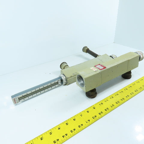 Waukee MVPX-6 Flo-Meter Gas Flow Meter PR 10PSIG 3/4" NPT SG .0695 & 0.782 Lot/2