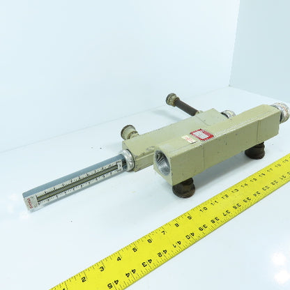 Waukee MVPX-6 Flo-Meter Gas Flow Meter PR 10PSIG 3/4" NPT SG .0695 & 0.782 Lot/2