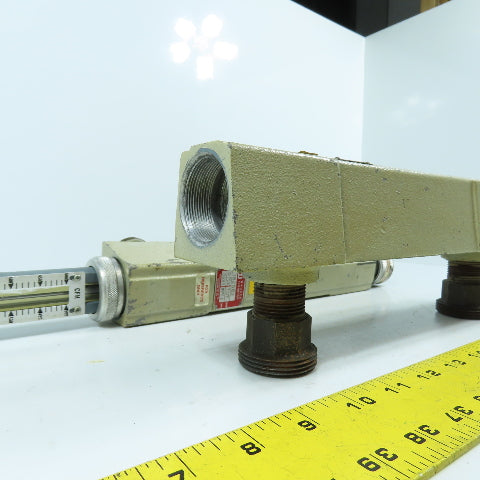Waukee MVPX-6 Flo-Meter Gas Flow Meter PR 10PSIG 3/4" NPT SG .0695 & 0.782 Lot/2