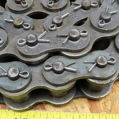 Link Belt No. 120 Single Strand Cottered Roller Chain 6'