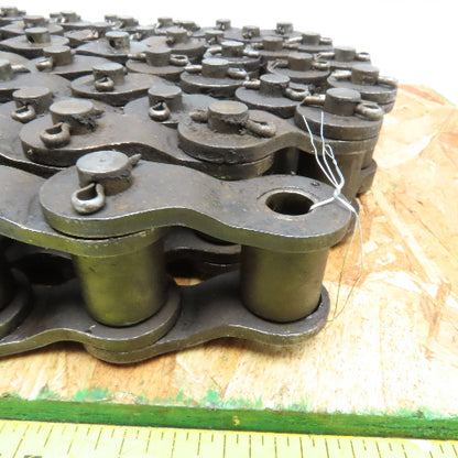 Link Belt LXS-622 1.625" Pitch Conveyor Drive Cottered Roller Chain 9'