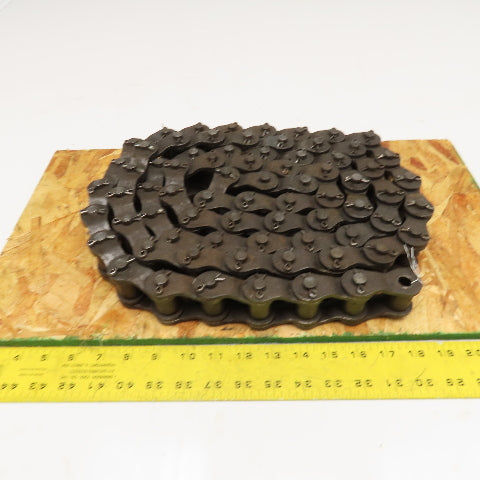 Link Belt LXS-622 1.625" Pitch Conveyor Drive Cottered Roller Chain 9'