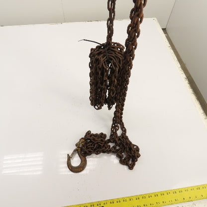 Yale Shop Kinh SHA 1 Ton Manual Chain Fall Hoist 20' Lift 18' Pendant Chain 1