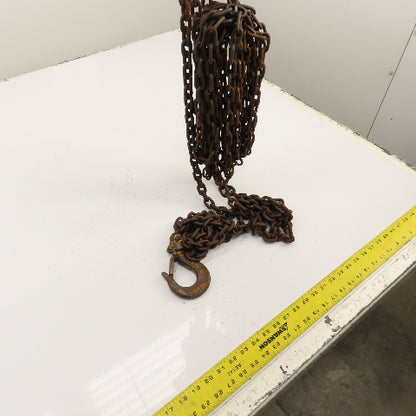 Yale Shop Kinh SHA 1 Ton Manual Chain Fall Hoist 20' Lift 18' Pendant Chain 1