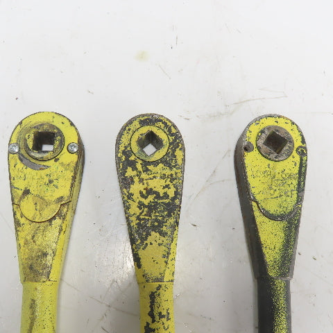 Lowell No. 22 9/16" Drive Ratchet Wrench USA Lot Of 3
