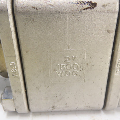 2" 1500 WOG CF3M Stainless Steel Ball Valve Socket Weld