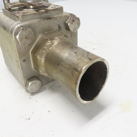 2" 1500 WOG CF3M Stainless Steel Ball Valve Socket Weld