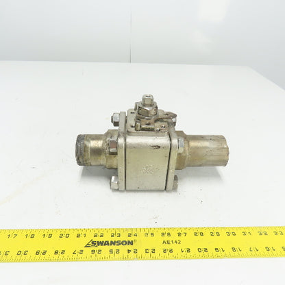 2" 1500 WOG CF3M Stainless Steel Ball Valve Socket Weld