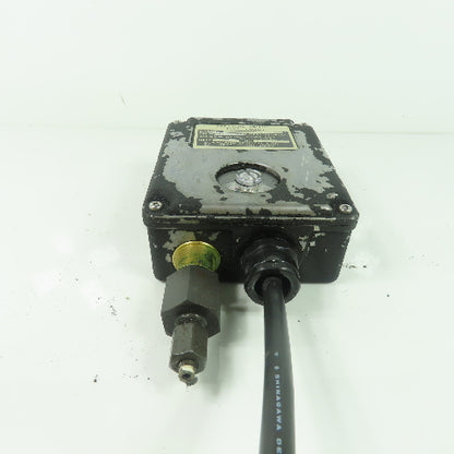 Nagano Keiki Type CQ20 7MPa 1000 PSI Range Pressure Switch