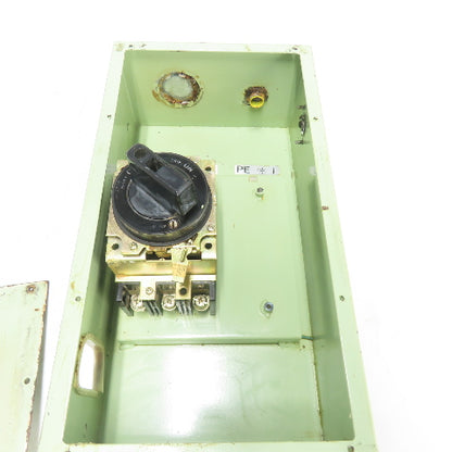 Fuji EA130A 60A Circuit Breaker Disconnect 10kA W/ 15-3/4" x 8-3/4" Enclosure