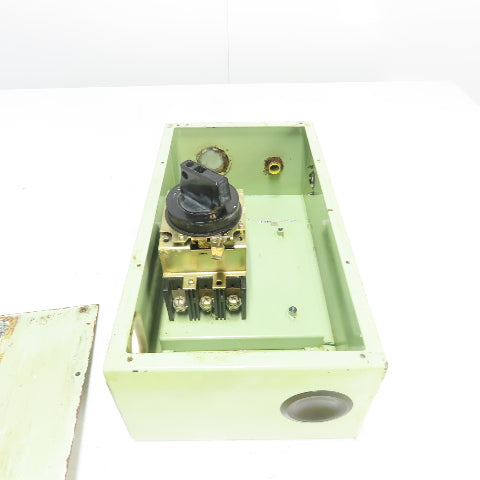 Fuji EA130A 60A Circuit Breaker Disconnect 10kA W/ 15-3/4" x 8-3/4" Enclosure
