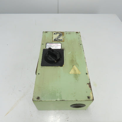Fuji EA130A 60A Circuit Breaker Disconnect 10kA W/ 15-3/4" x 8-3/4" Enclosure