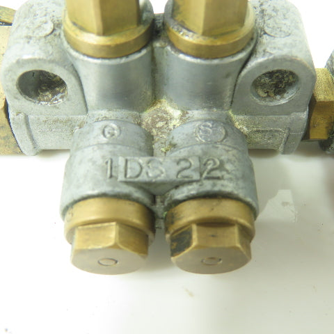 DS8 8-Port Oil Lubricator Distributor Valve W/ DS2 2-Port