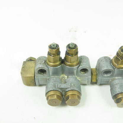 DS8 8-Port Oil Lubricator Distributor Valve W/ DS2 2-Port
