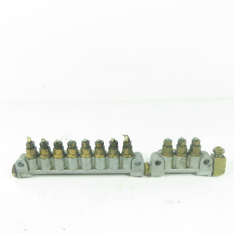 DS8 8-Port Oil Lubricator Distributor Valve W/ DS3 3-Port