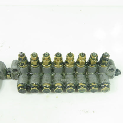DS8 8-Port Oil Lubricator Distributor Valve W/ DS5 5-Port