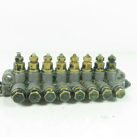 DS8 8-Port Oil Lubricator Distributor Valve W/ DS5 5-Port