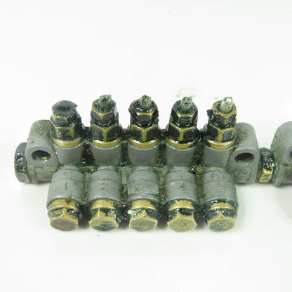 DS8 8-Port Oil Lubricator Distributor Valve W/ DS5 5-Port