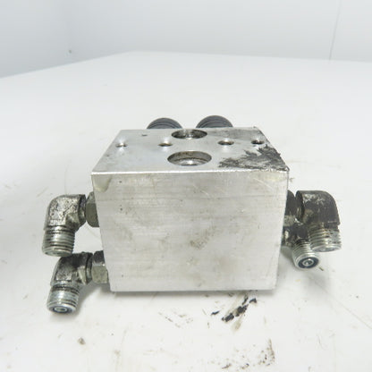 896001 TH2907 293761 Hydraulic Aluminum Valve Block From Cat ND3000-36V Forklift